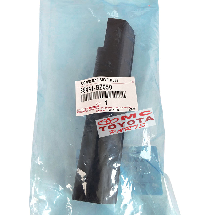 Cover Battery Cover Tutup Aki Accu Agya Ayla Calya Sigra Wigo Axia Cover Bat Srvc Hole Original Toyota 58441-BZ050