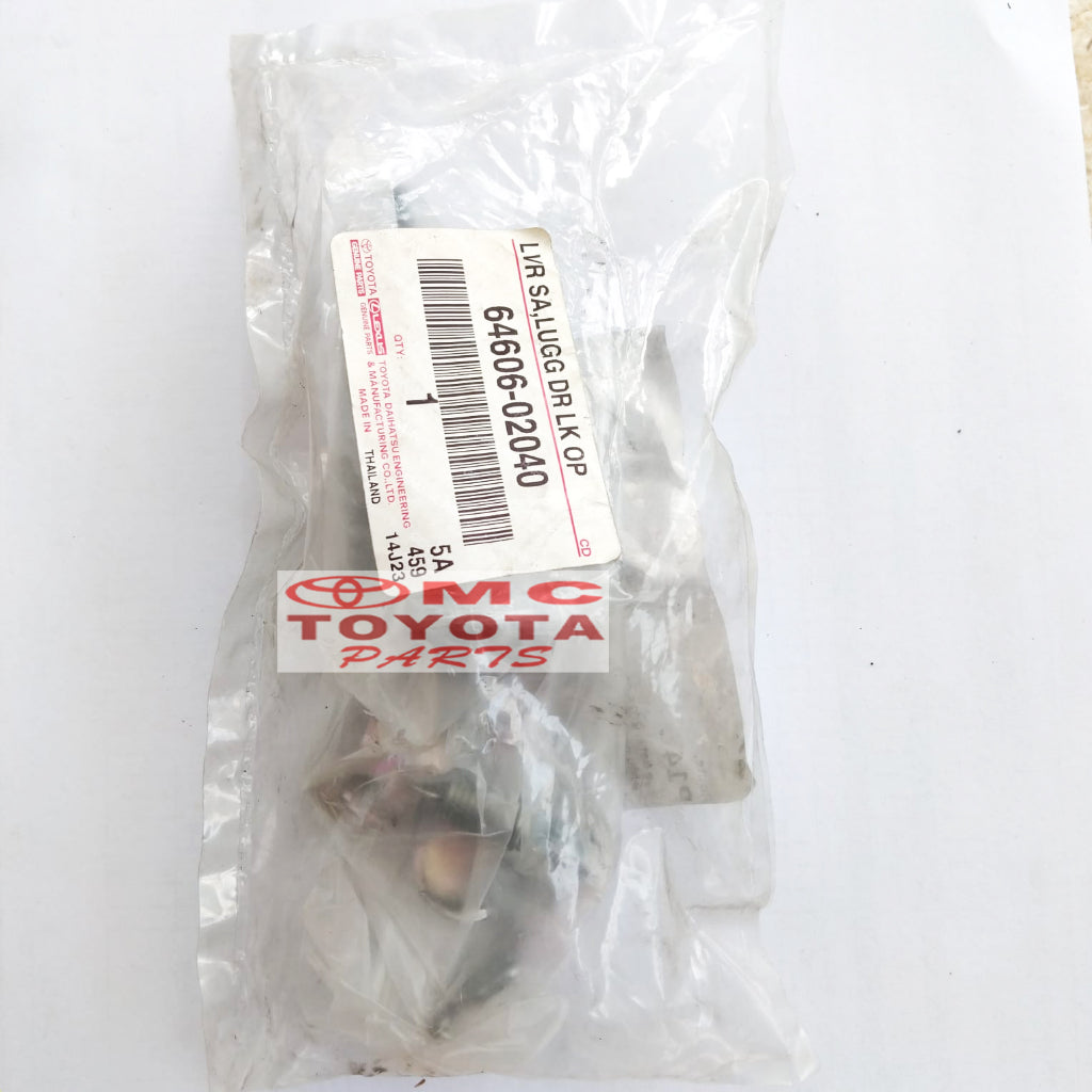 Handle-Handle Tarikan Bensin Tuas Tarikan Bagasi Pembuka Tangki Bensin Vios Old Gen 1  Soluna Corolla Altis  Original  64606-02040