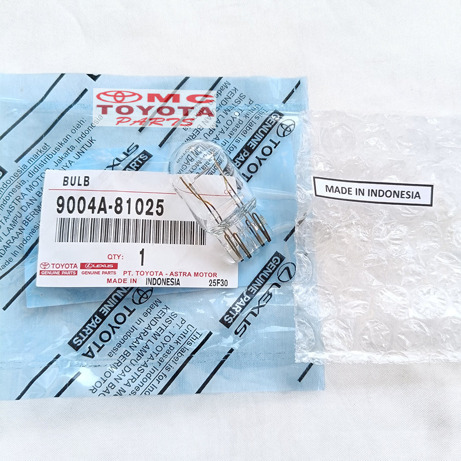 Bolam Bohlam Lampu Rem Innova Reborn Calya Sigra Avanza Xenia Rush Terios Luxio Jazz Freed Brio Mobilio Original 9004A-81025 Bulb Bohlam Rem Bohlam Lampu Rem Stop Lamp Belakang