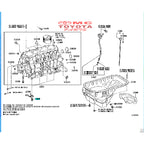 Baut Pipa Zet jet Valve Oli Oil Fortuner Kijang Innova Hilux Diesel 2KD 1KD 15605-0L010 Original