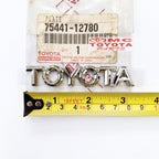 Emblem Belakang Tulisan TOYOTA Chrome Great Corolla All New & Universal Original 75441-12780 Emblem TOYOTA Logo Toyota Sticker Stiker Bagasi Pintu Belakang Ori