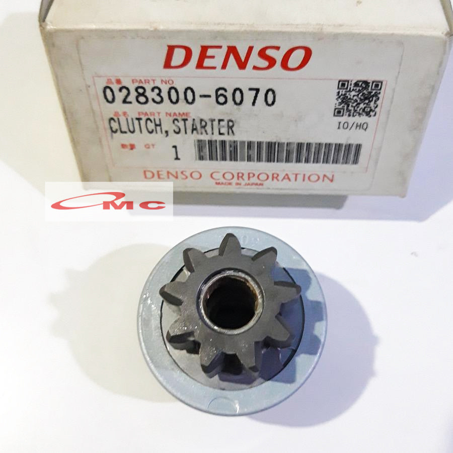 Bendix Starter Kijang Kapsul Innova Fortuner Hilux Hiace Dyna Original Denso 028300-6070 Clutch Stater Bendik Starter Bendix Stater Gigi Bendix