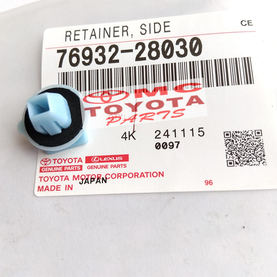 Clip Klip Kancing Klip Bodykit Alphard Vellfire Sienta Noah Previa Original Toyota 76932-28030 Klip Kancing Bodykit Moulding Molding Retainer Body Kit