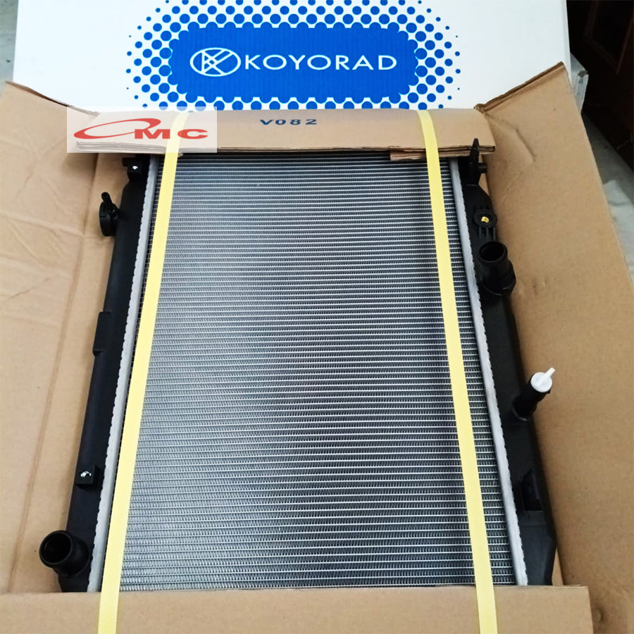 Radiator Honda Brio 1200cc Manual 1 Kipas Koyorad Jepang Japan PL083137 Radiator Assy Honda Brio 1.2 1200 cc Satu Kipas Manual MT Single Fan Blower