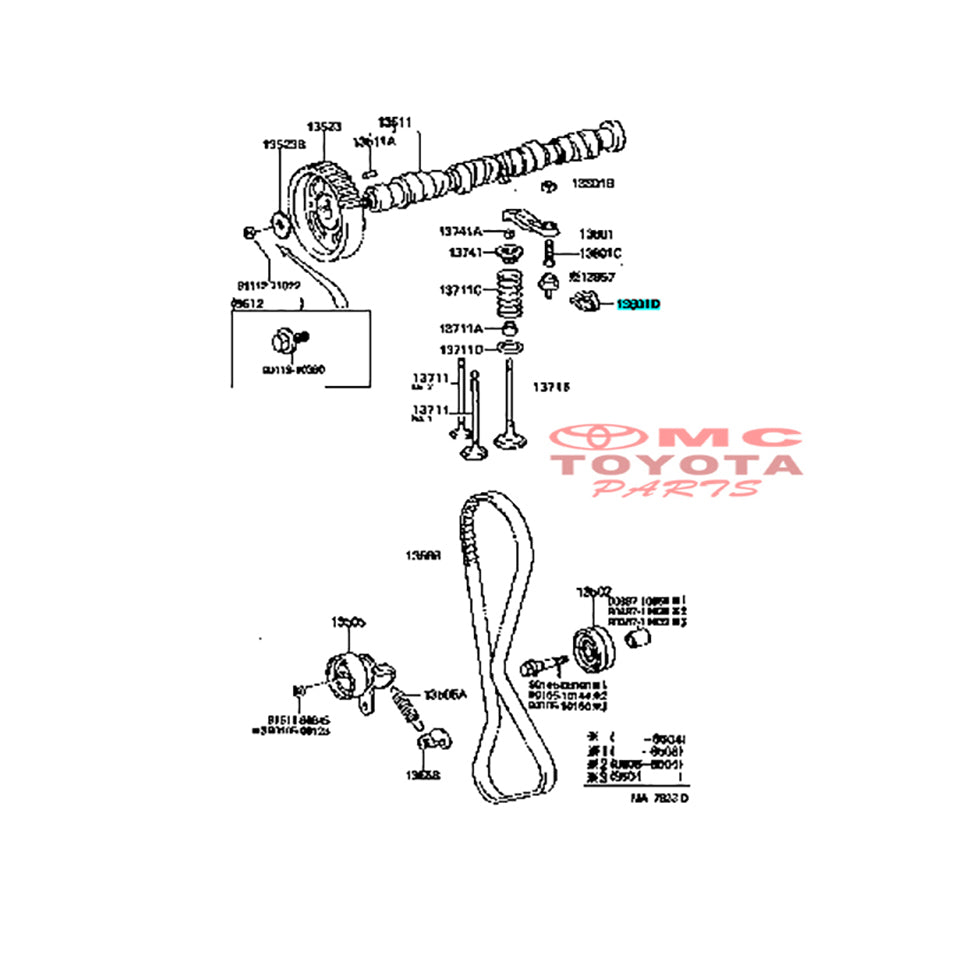 Per Spring Compression Rocker Arm Starlet Corolla Twincam Great All New 13935-10010 Original Spring Assy Kompression