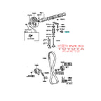 Per Spring Compression Rocker Arm Starlet Corolla Twincam Great All New 13935-10010 Original Spring Assy Kompression