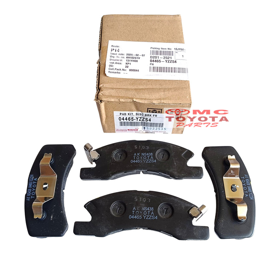 Brake Pad Kampas Rem Depan Agya Ayla Manual MT Original 04465-YZZS4
