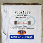 Radiator Honda CRV Gen 2 Matic 2002-2006 Koyorad Jepang Japan PL081259 Radiator Assy Honda New CRV Gen 2 Matic Automatic AT Matik