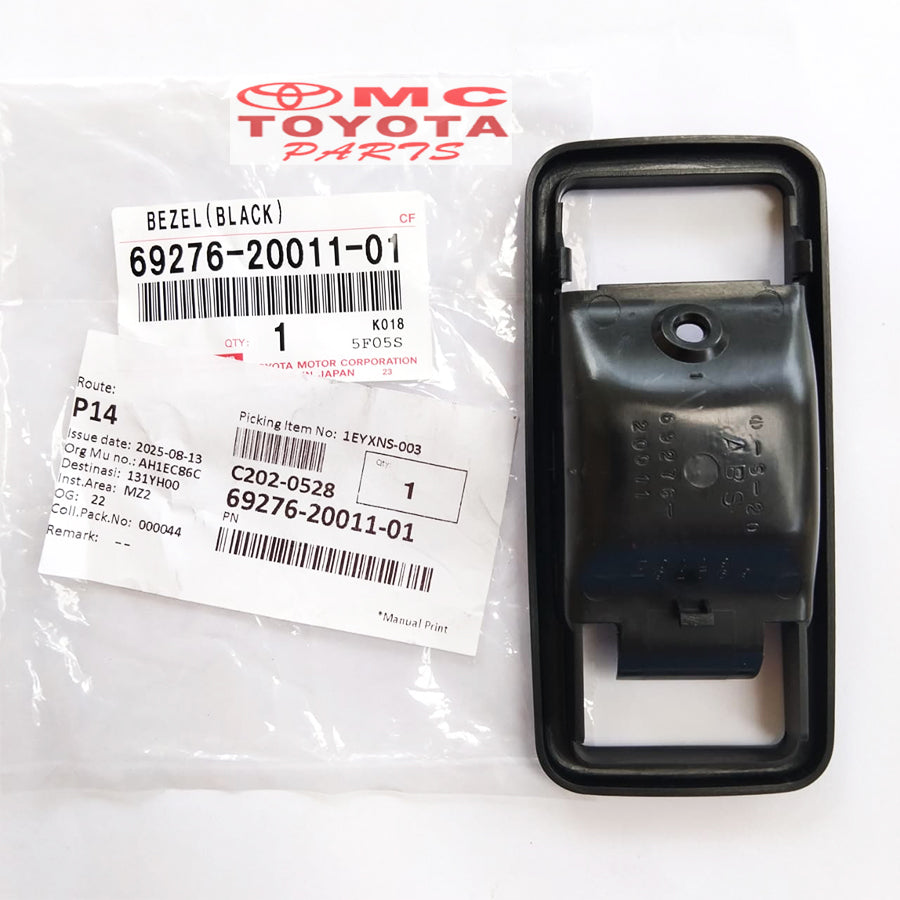 Cover Bezel Mangkok Handle Pintu Dalam Depan Land Cruiser Hardtop FJ40 BJ40 Starlet Carina Corolla Celica Orisinil 69276-20011-01 Original