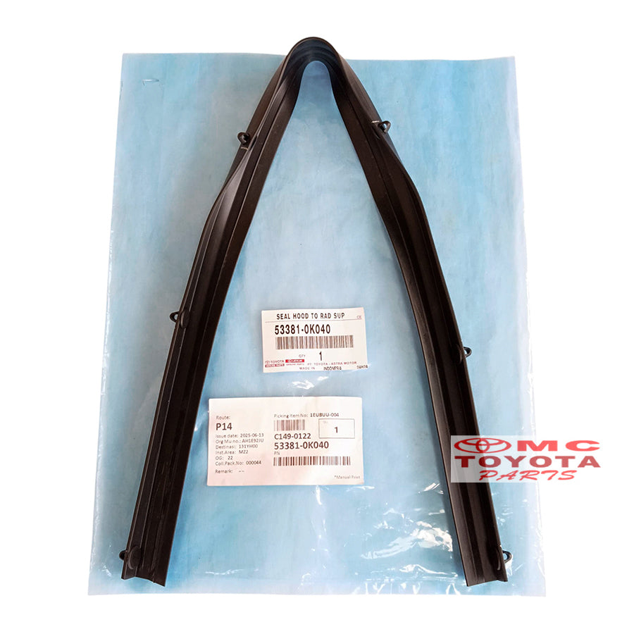 Karet Kap Mesin Motor Bagian Depan Kijang Innova 2004-2015 Original Toyota 53381-0K040 Karet Cup Kap Motor Mesin Seal Hood Radiator