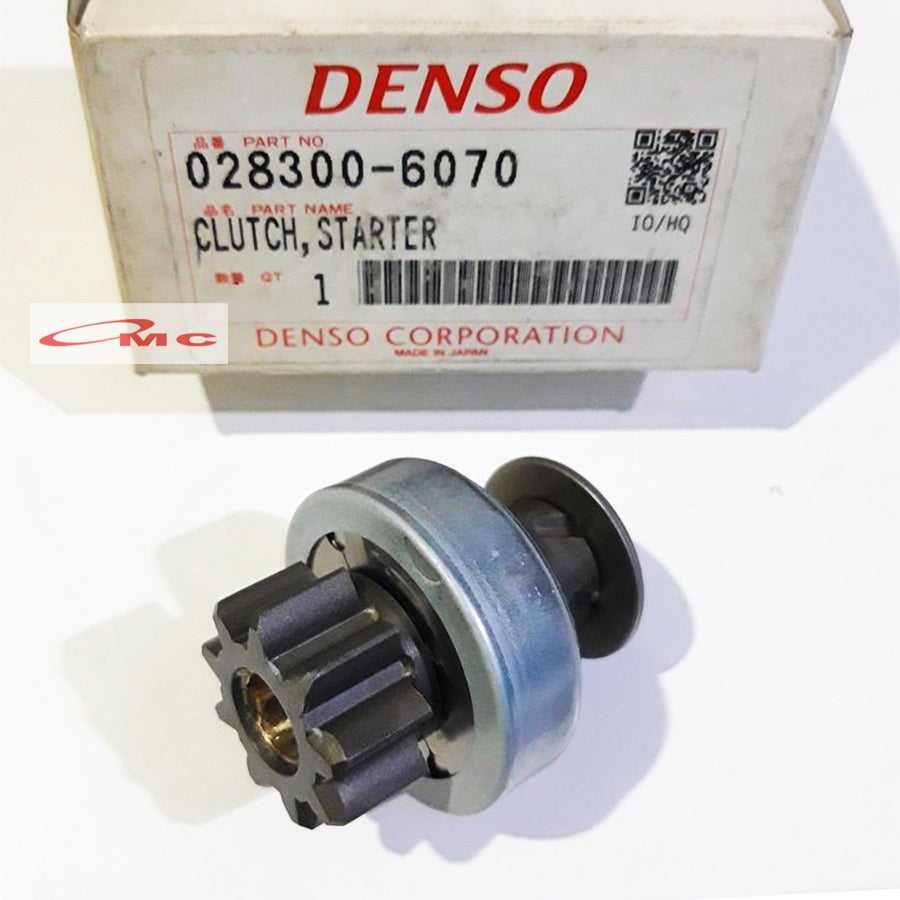 Bendix Starter Kijang Kapsul Innova Fortuner Hilux Hiace Dyna Original Denso 028300-6070 Clutch Stater Bendik Starter Bendix Stater Gigi Bendix