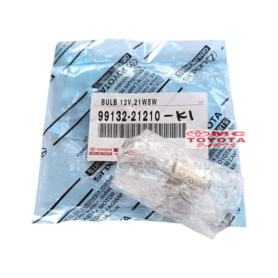 Bohlam Lampu Sein Kaki 1 12V P21W Mobil Toyota Universal Kijang Innova Fortuner Avanza Agya Vios Yaris Corolla Original 99132-21210-K1 Bohlam Sen Mundur Atret Bulb Bolam Lampu Rem Stop Lamp Senja Bohlam Riting Reting Ori