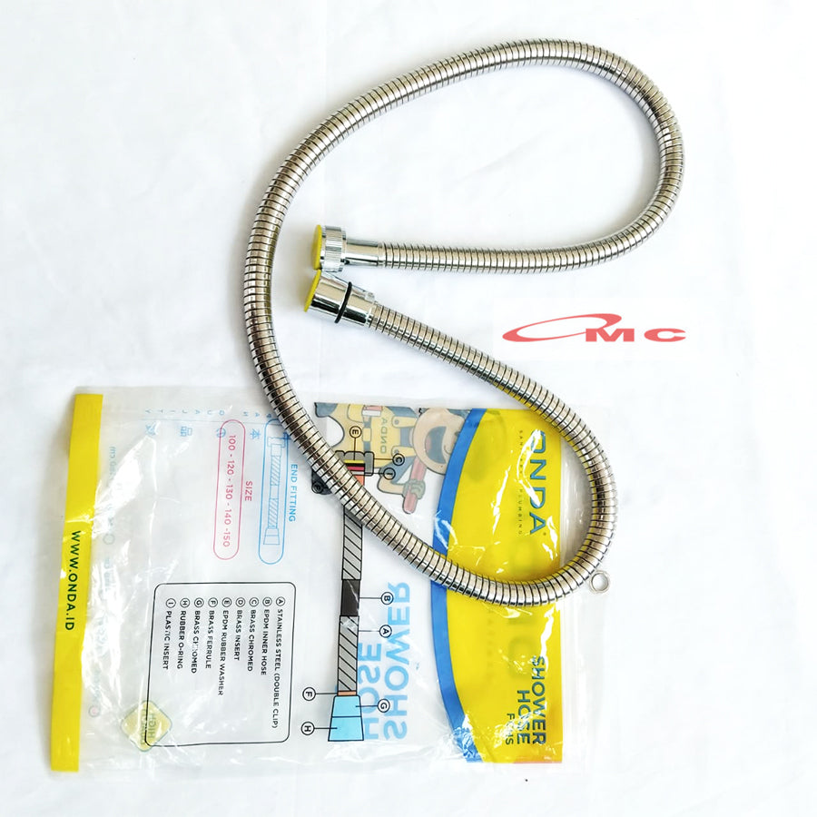 Selang Shower / Shower Fleksible Hose 100 CM 1/2 Inch ONDA FCHS