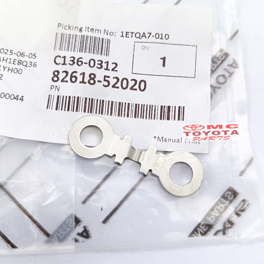 Sekring Fuse Vios Limo Lama Old 2002-2006 100A Original Toyota 82618-52020 Sekring Fuse 100 Ampere A Vios Sikring Kepala Aki Sikring Fuse 100 A Kepala Accu Aki