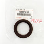 Seal Kruk As Crankshaft Depan Fortuner Hilux 90311-T0100 Original Seal Tipe T Oil