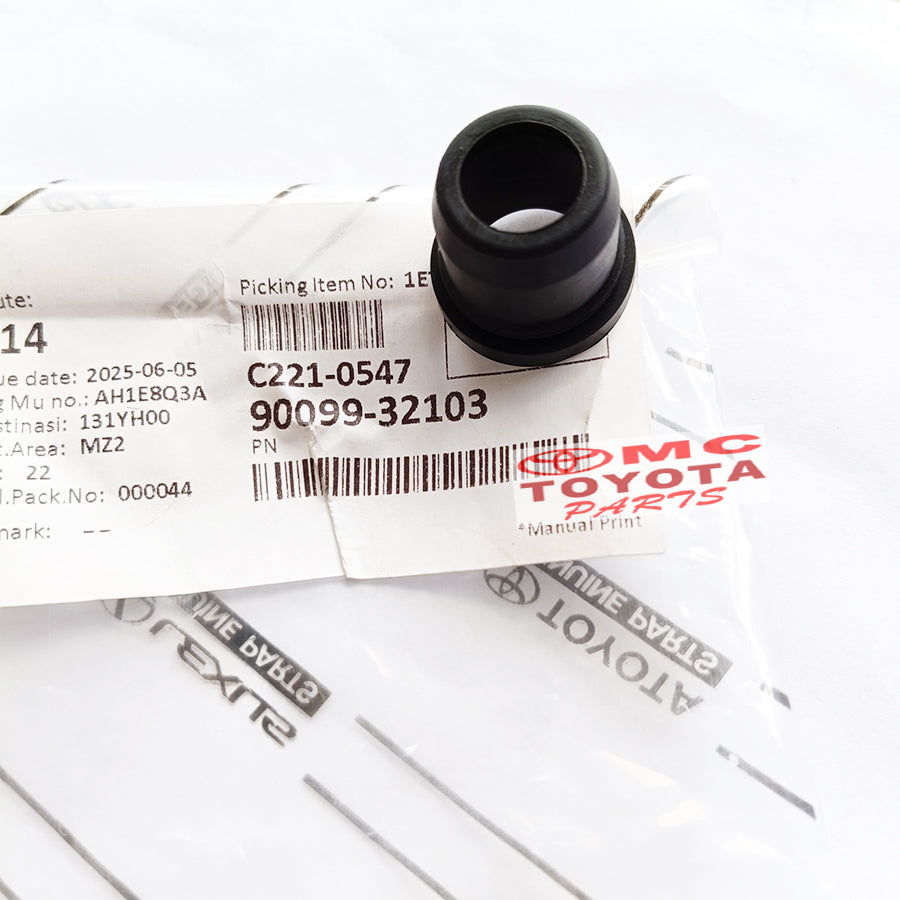 Karet Grommet Gromet Seal Motor Tabung Wiper Starlet EP7 Land Cruiser Hartop Camry Crown Hilux Original Toyota 90099-32103 Seal Karet Tabung Wiper Washer Karet Motor Tabung Air Wiper