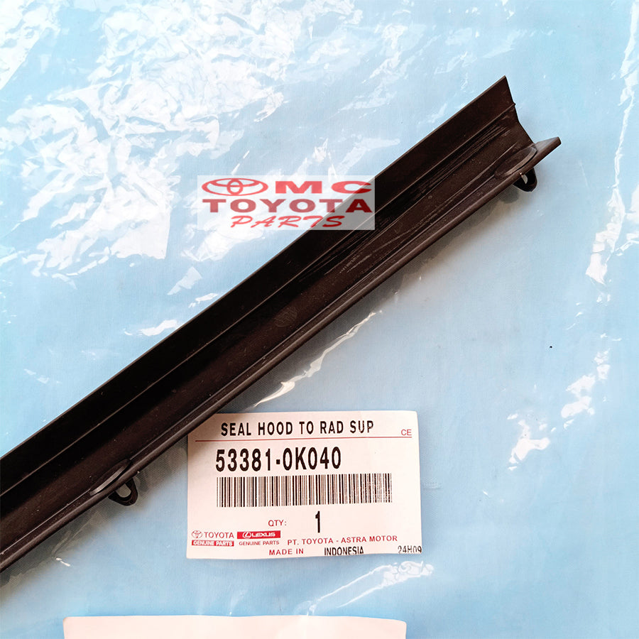Karet Kap Mesin Motor Bagian Depan Kijang Innova 2004-2015 Original Toyota 53381-0K040 Karet Cup Kap Motor Mesin Seal Hood Radiator