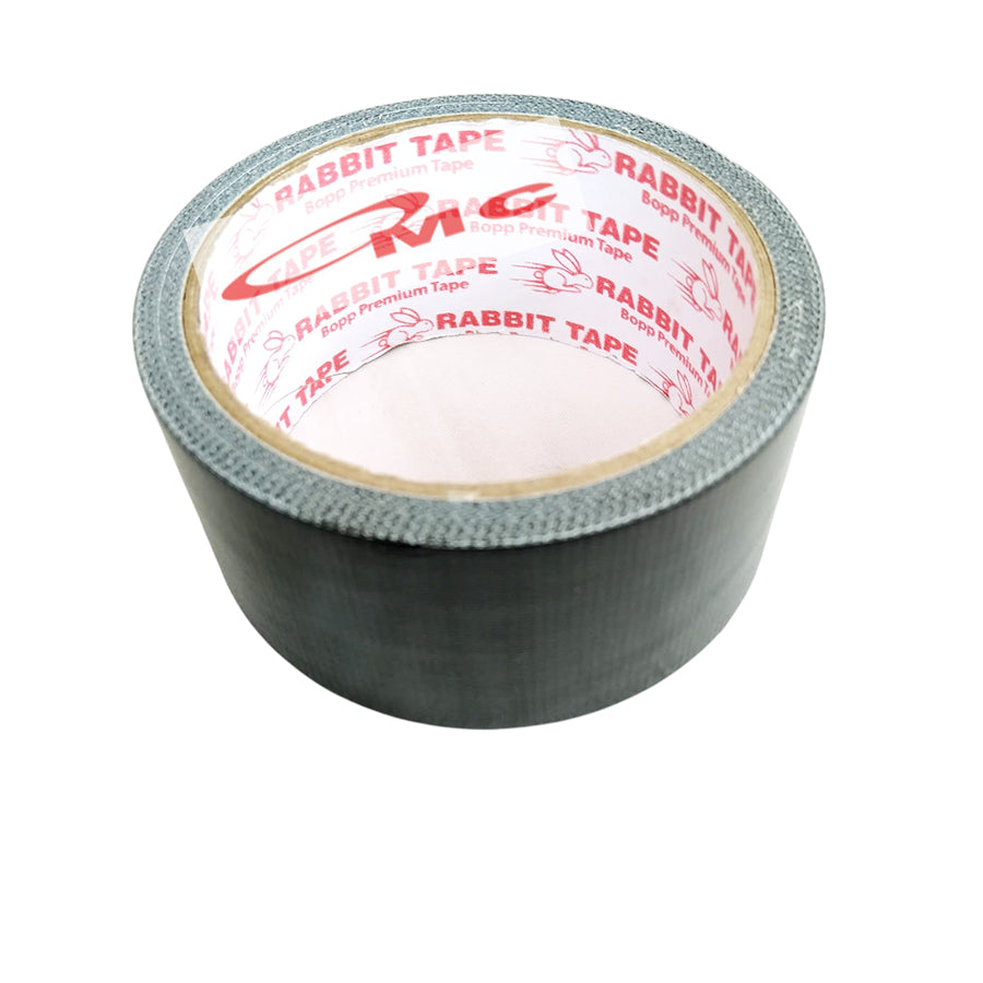 Lakban Kain Hitam Lakban Terpal Hitam Rabbit Tape Cloth Tape 2 Inch