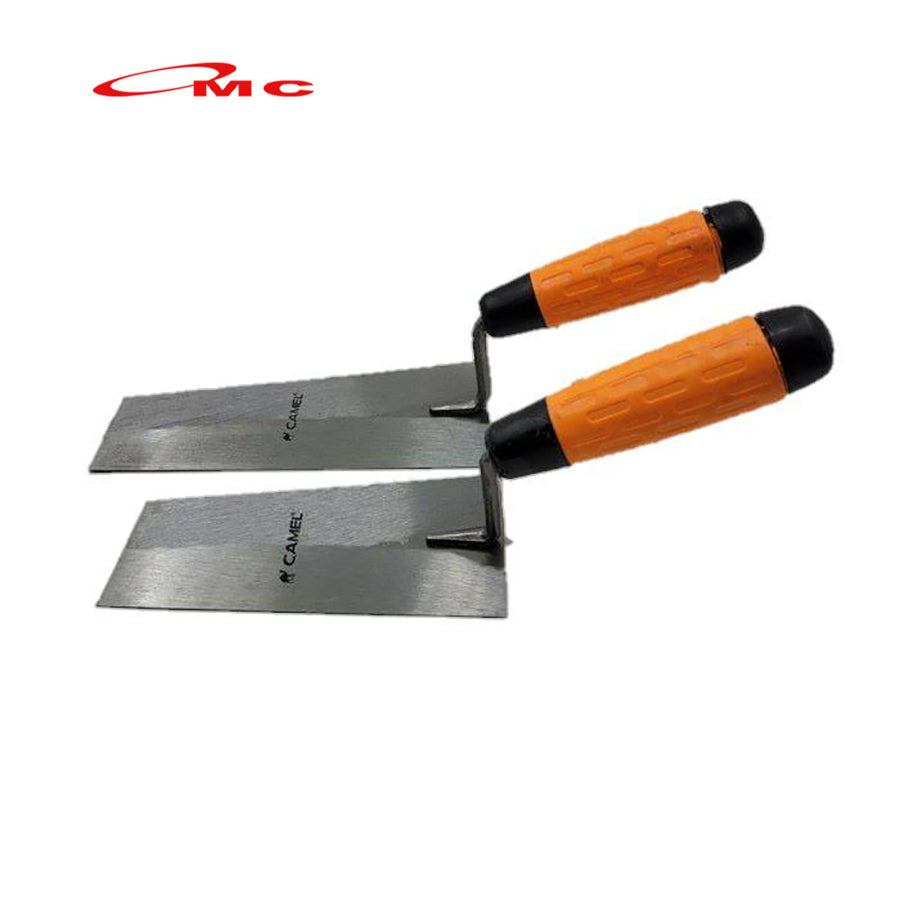 Camel Sendok Semen Kotak 6" inch Gagang Karet Fiber Anti Slip Sendok Semen Papak Segi Kotak Sendok Bata Sendok Acian Camel 6 in Alat Adukan Semen Pasir Cetok Tembok Plat Baja