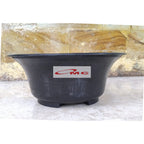 Pot Tanaman Hias Bunga Bonsai Bulat Plastik Hitam   37cm
