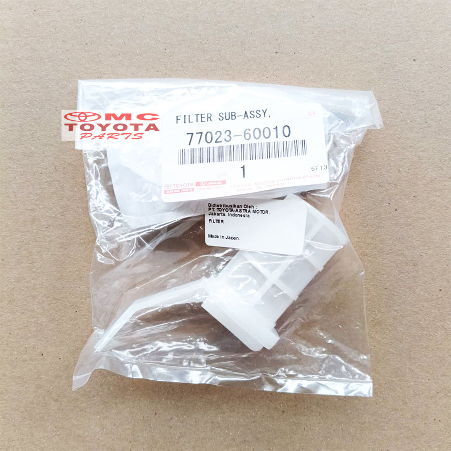 Filter Tangki Land Cruiser VX80 HDJ80 LC80 Dyna Coaster Saringan Solar Ori 77023-60010 Saringan Filter Tangki Solar Pelampung Tanki Solar Landcruiser Original Toyota
