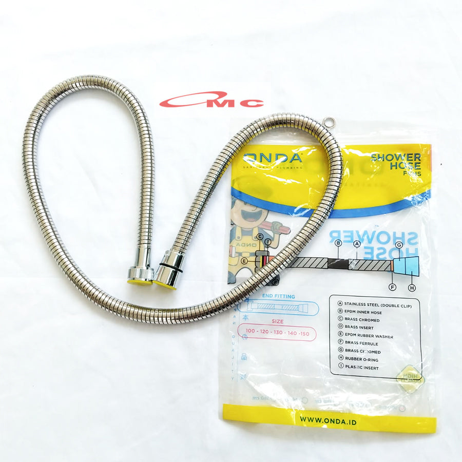 Selang Shower / Shower Fleksible Hose 100 CM 1/2 Inch ONDA FCHS