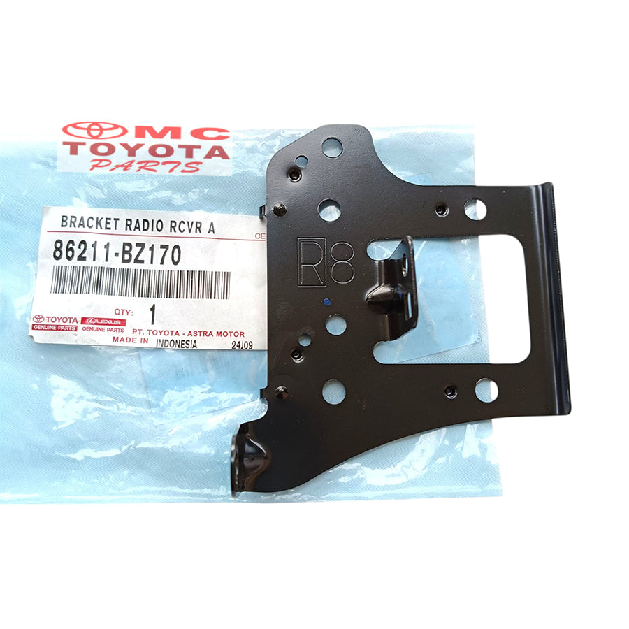 Bracket Breket Tape Kanan Kiri Breket Head Unit Dudukan Tape Agya Ayla Original 86211-BZ170 / 86212-BZ170 Braket Bracket Tape Radio Breket Tip Breket Dudukan Tape Head unit Ori