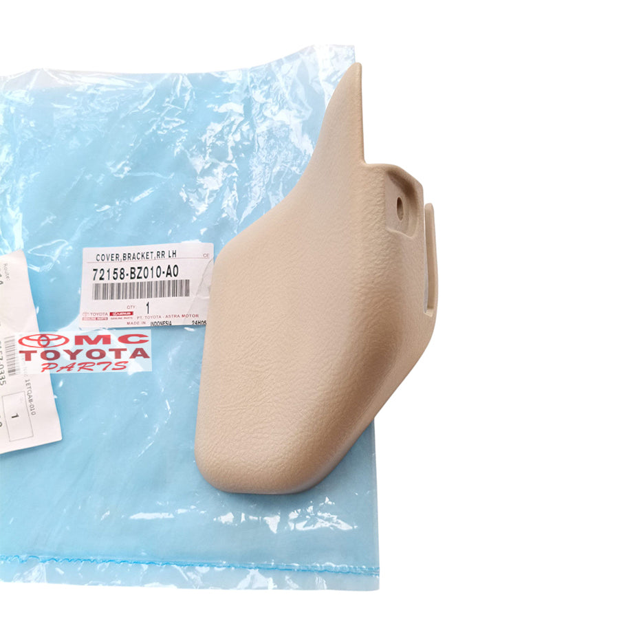 Cover Tutup Kaki Jok Bangku Depan Kanan Kiri Avanza Xenia Lama 2003-2011 Original 72157-BZ010-A0 / 72158-BZ010-A0 Cream Tutup Cover Kaki Jok Depan Bagian Belakang Cover Baut Jok Depan