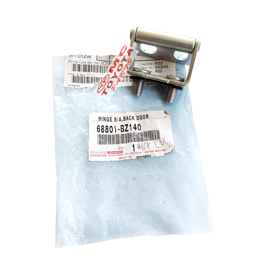 Engsel Pintu Bagasi Belakang Avanza Xenia Rush Terios All New Original Toyota 68801-BZ140 Hinge Assy Back Door