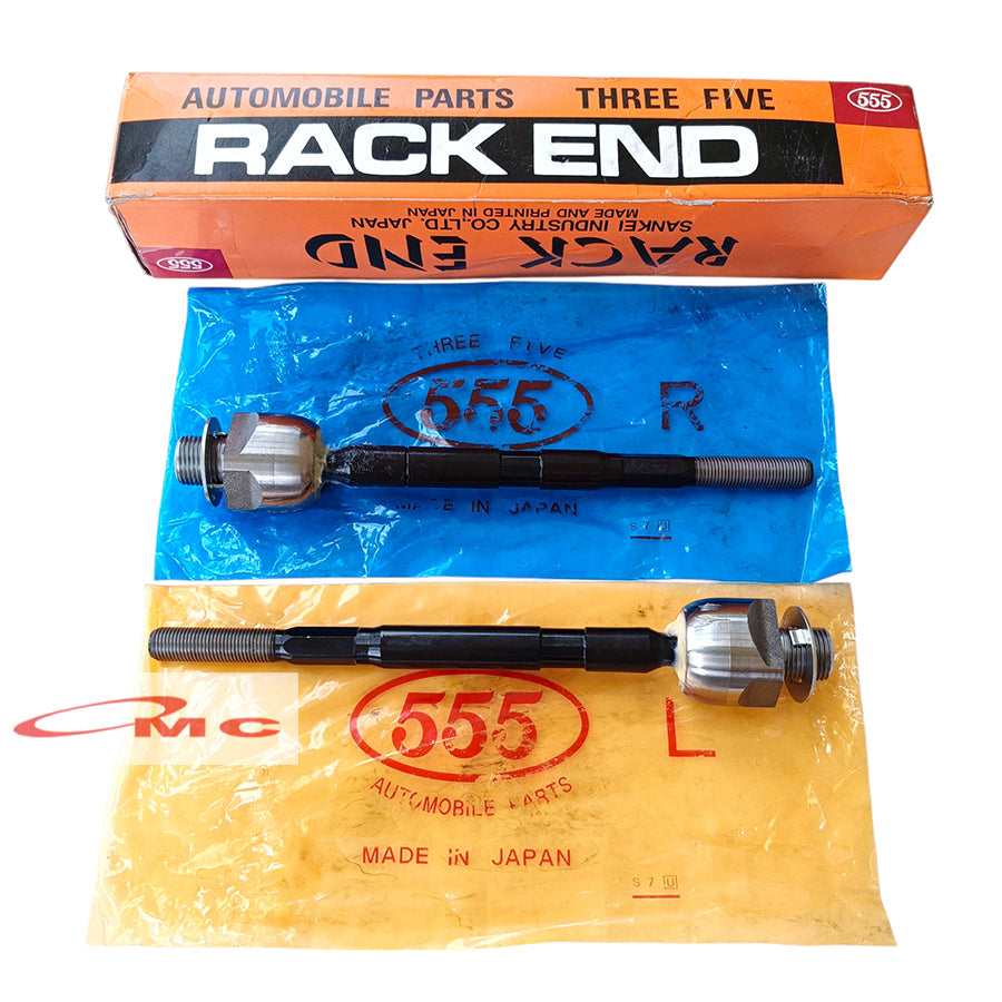 Rack End Long Tie Rod Sepasang Depan Honda Jazz GD3 City GD8 2003-2007 Idsi Vtec Original 555 Japan SR-6300 / 53010 SEL Long Tierod Terod Three Five