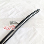 Karet Kaca Depan Lis Kaca Depan Corolla Twincam Bagian Atas Original Toyota 75531-12300 Moulding Molding Karet List Kaca Depan Atas Chrome