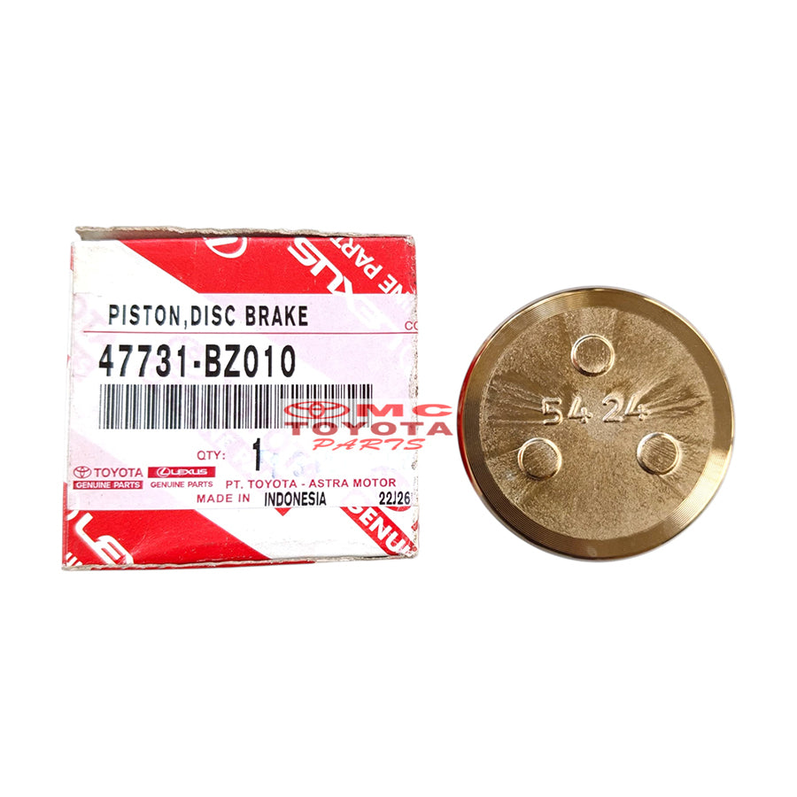 Piston Rem Caliper Depan Avanza Xenia Rush Terios Calya Sigra Taruna APV Original Toyota 47731-BZ010 Piston Kaliper Rem Disc Brake Piston Caliper Rem Cakram Roda Depan