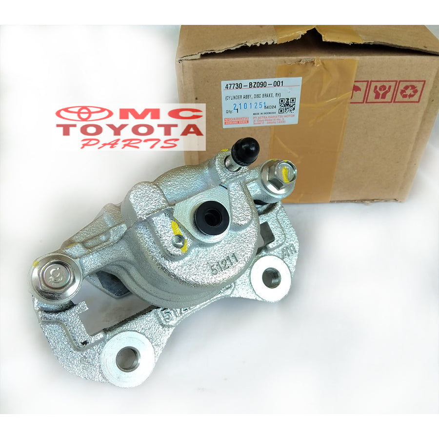 Caliper Kit Rem Cilinder Assy Disk Brake Depan Kanan Kiri Agya Ayla Manual 2012-2017 47730-BZ090-001 47750-BZ090-001 Kaliper rem Depan  Original