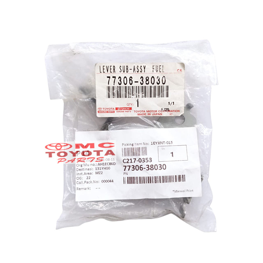 Tuas Pembuka Tutup Bensin Original Toyota Kijang Kapsul 77306-38030 Handel Handle Bukaan Tutup Tanki Bensin Lever Tuas Tarikan Pembuka Tangki Bensin Ori