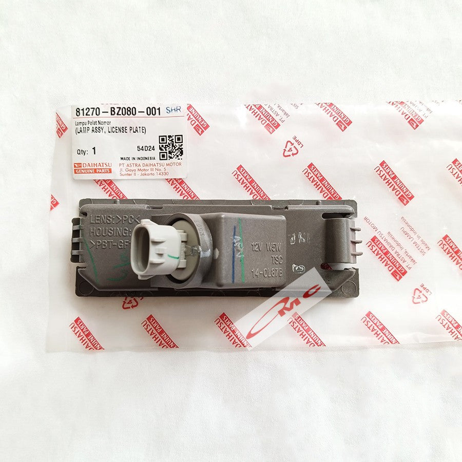 Lampu Plat Nomor Pelat Bagasi Daihatsu Terios Toyota Rush Original Ori Asli 81270-BZ080-001