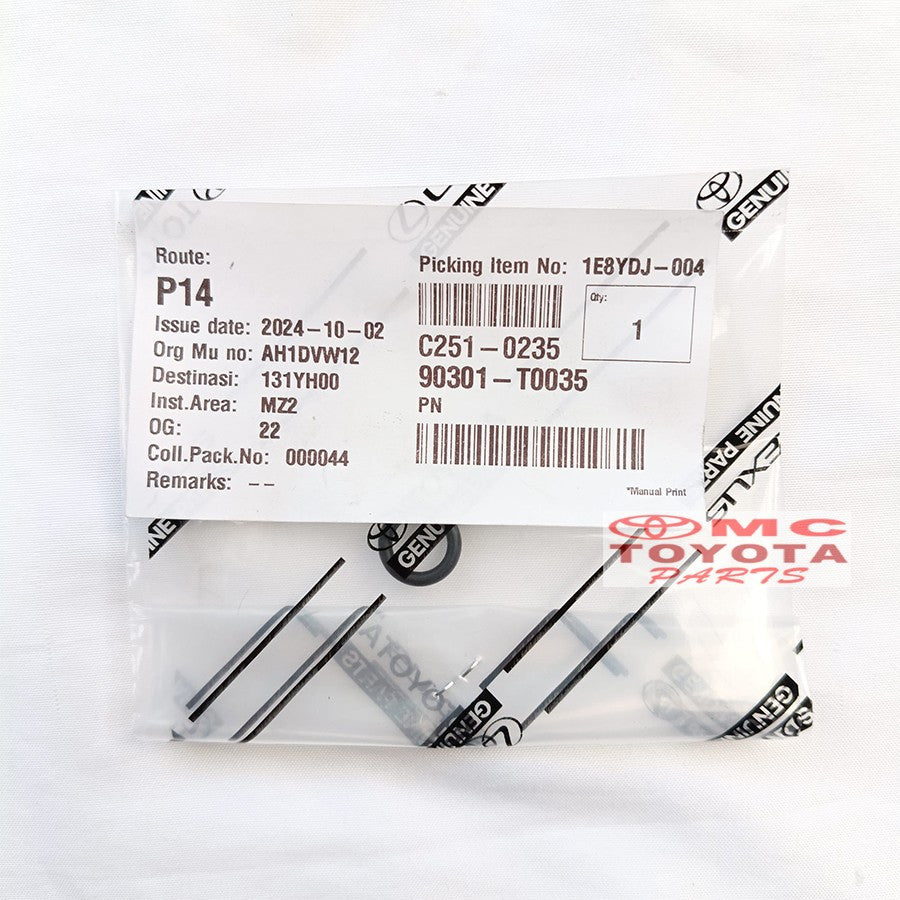 Seal O ring Oring Fuel Pump Oring Pompa Bensin Innova Yaris New Vios Corolla New Altis New Camry Ori Original Toyota 90301-T0035