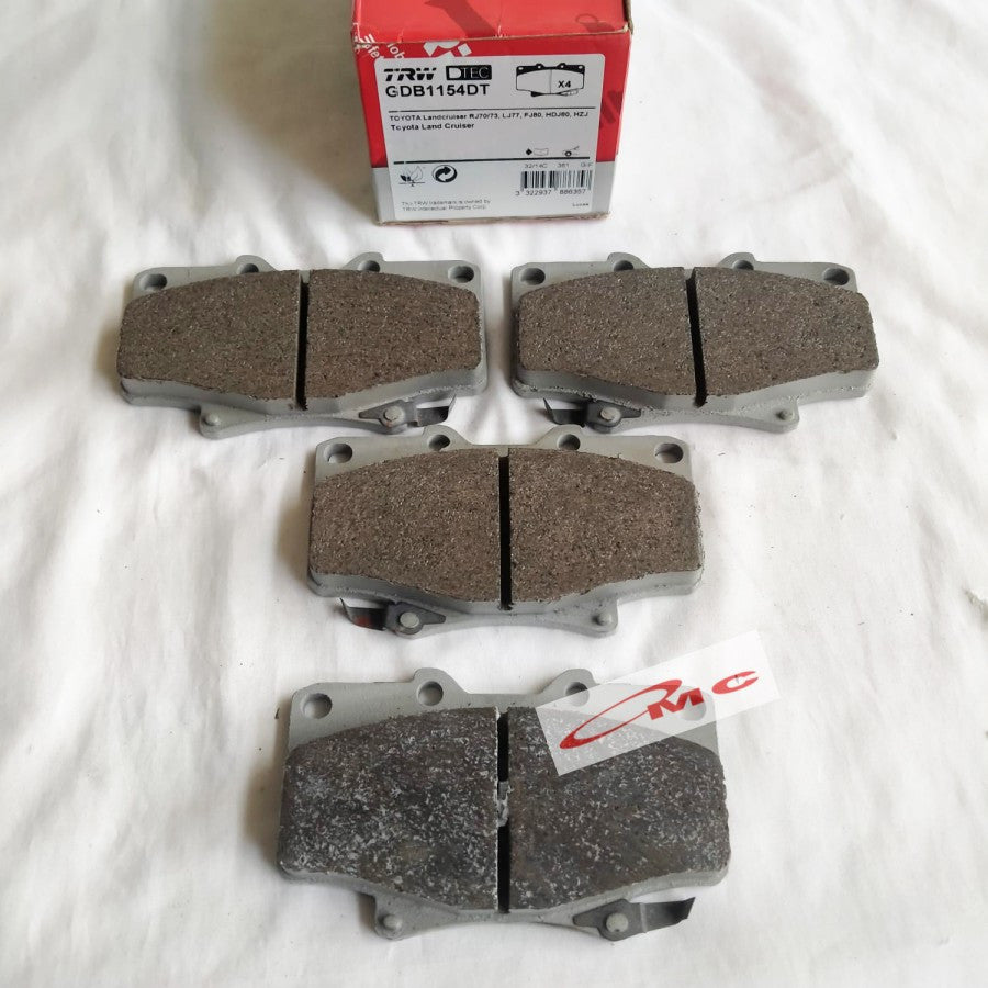 Kampas Rem Depan Brake Pad Fortuner Landscruiser Turbo Orisinil TRW GDB-1154