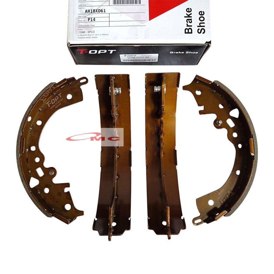 Brake Shoe Kampas Rem Belakang Innova Reborn Orisinil T-OPT 04495-TT203-8M