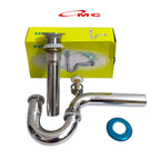 Sifon Leher Angsa Wastafel Kedeng Stainless Sivon Siphon Sifon Wastafel Bak Cuci Tangan Sifon Angsa Kedeng Afur Avur Air Stainles Stenlis Steel Pipa P trap Selang Saluran Pembuangan Air Wastafel Model Tekan Pencet