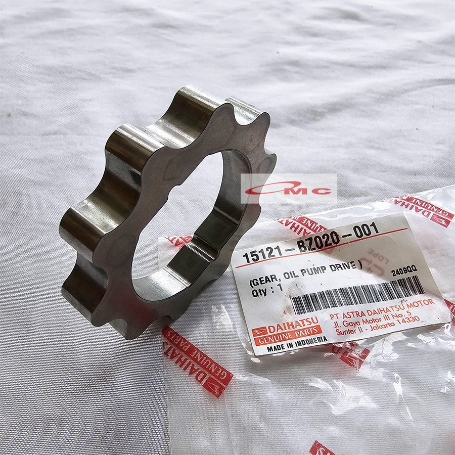 Gigi Gear Rotor Oil Pompa Oli Driven Luar Dalam Agya Ayla 2012-2017 1000cc 1.0 CC Original Daihatsu 15122-BZ020-001 15121-BZ020-001