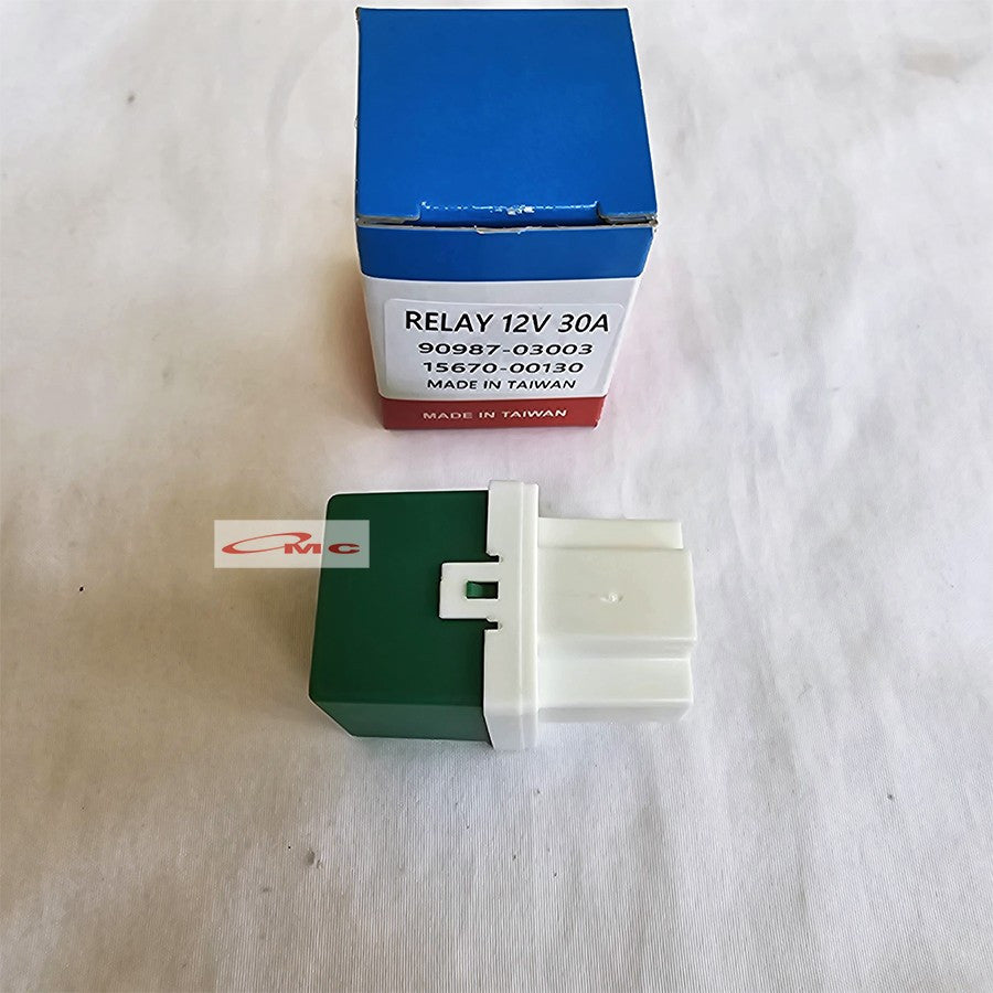 Relay Fuse Box Cooling Fan Pendingin Radiator Toyota Corolla Great Hilux Crown Camry Corona Pin5 5Kaki 12V 30A 90987-03003 16670-00130