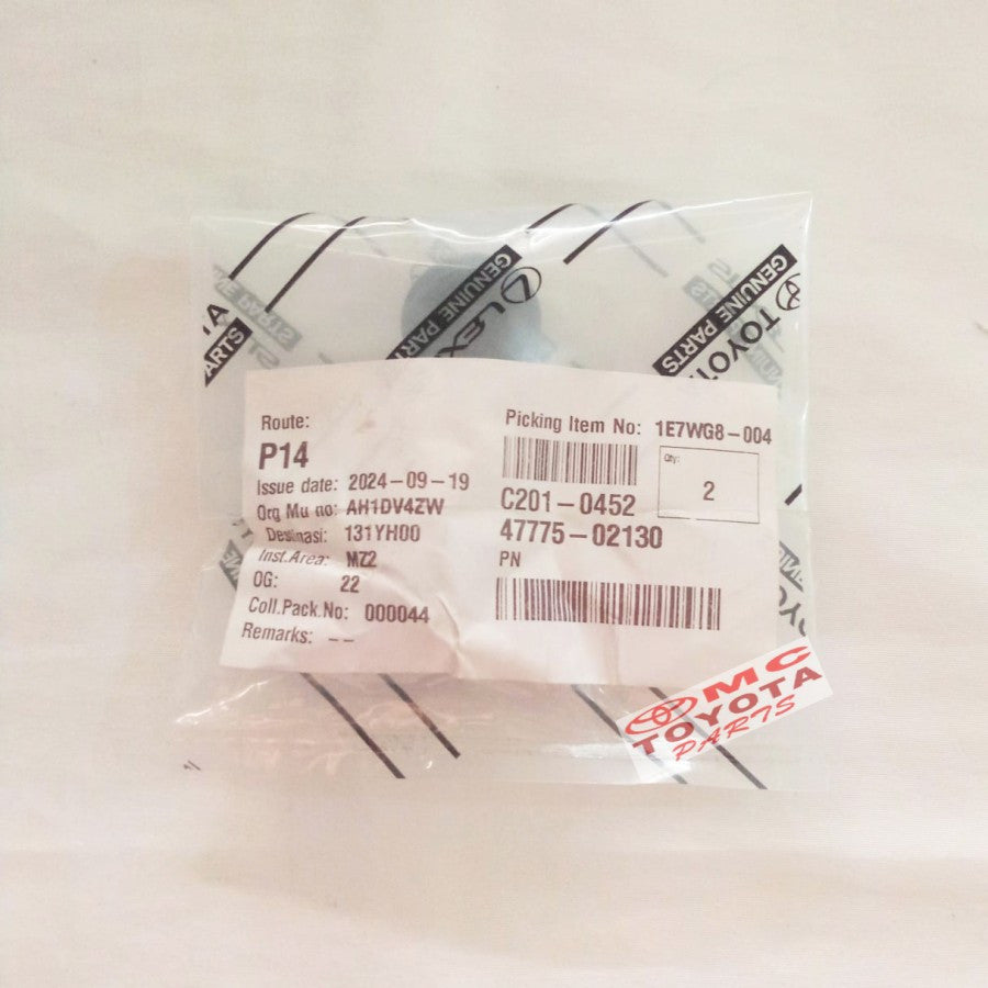 Boot Karet Pen Caliper Depan Original Toyota Vios Yaris Altis 47775-02130
