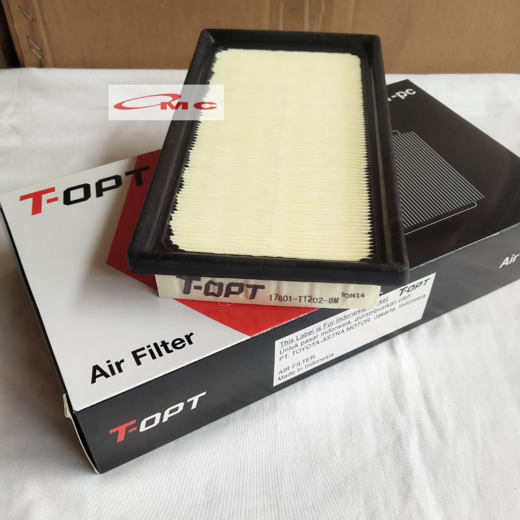 Filter Saringan Udara Calya Sigra Agya Ayla 1.2cc Orisinil T-OPT 17801-TT202-8M