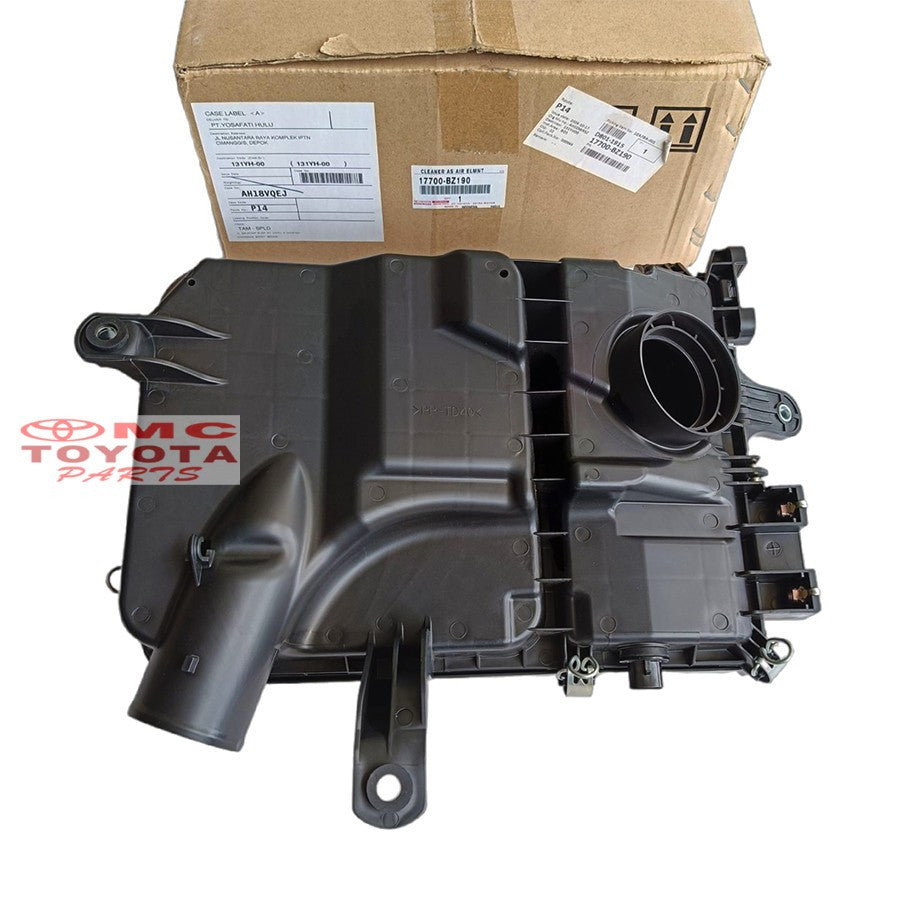 Rumah Filter Udara Set Termasuk Filter Udara Box Assy Tempat Saringan Udara Komplit Avanza Xenia 1300cc VVTI Rush Terios Original Toyota 17700-BZ190 17700-BZ191