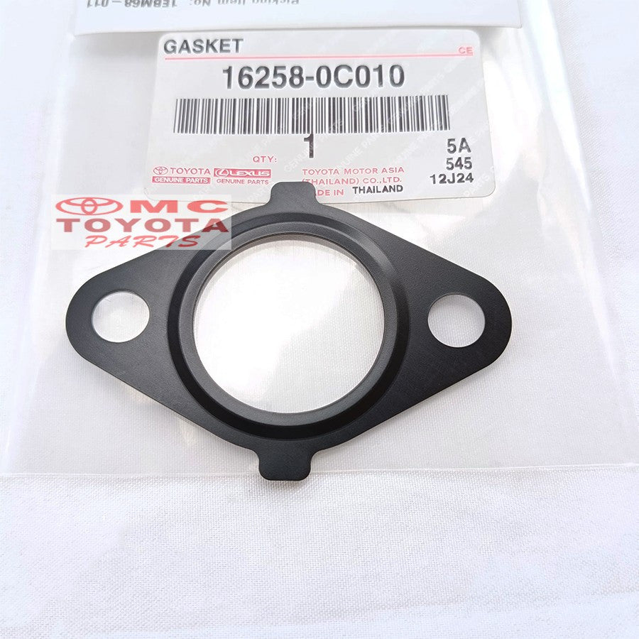 Packing Gasket Pipa By Pass Plat Tutup By Pass Original Toyota Innova Fortuner Hilux Hiace Land Cruiser Prado Bensin 16258-0C010 Tutup Selang Pipa Pipe Flange Water By Pass