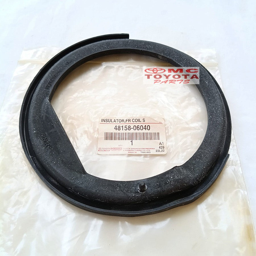 Karet Tatakan Per Shock Depan Camry Harrier Alphard Original Toyota 48158-06040 Karet Shockbreaker Depan Karet Tatakan Per Keong Depan
