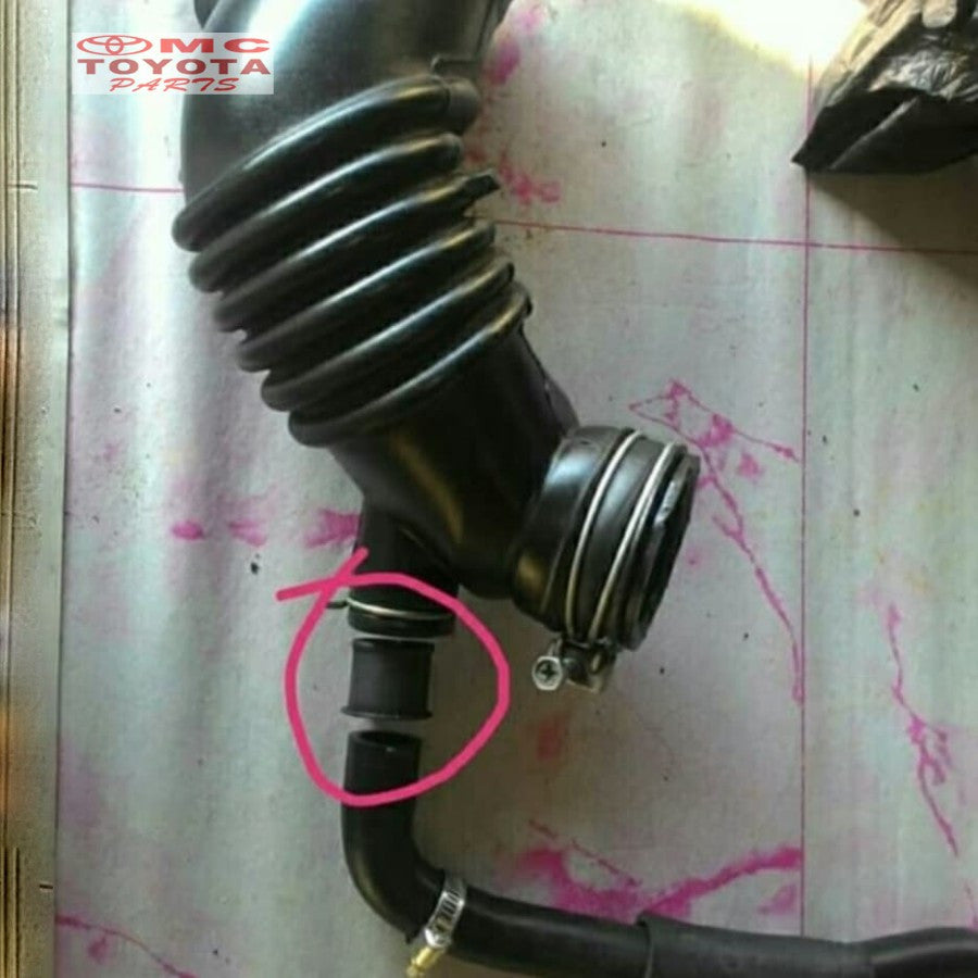 Pipa Penyambung Selang Filter Udara Kijang Innova Fortuner Hilux Diesel Original Toyota 17878-0L011 Tube Ventilation Pipa Intake Selang Filter Udara