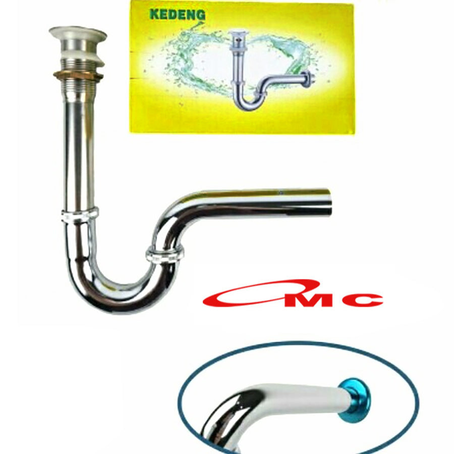 Sifon Leher Angsa Wastafel Kedeng Stainless Sivon Siphon Sifon Wastafel Bak Cuci Tangan Sifon Angsa Kedeng Afur Avur Air Stainles Stenlis Steel Pipa P trap Selang Saluran Pembuangan Air Wastafel Model Tekan Pencet