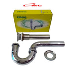 Sifon Leher Angsa Wastafel Kedeng Stainless Sivon Siphon Sifon Wastafel Bak Cuci Tangan Sifon Angsa Kedeng Afur Avur Air Stainles Stenlis Steel Pipa P trap Selang Saluran Pembuangan Air Wastafel Model Tekan Pencet