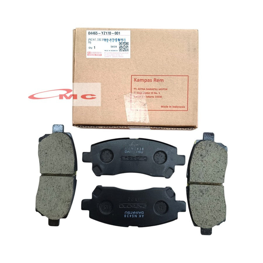 Brake Pad Kampas Rem Depan Original Avanza Xenia Veloz Rush Terios F700 Taruna F500 APV 04465-YZ170-001
